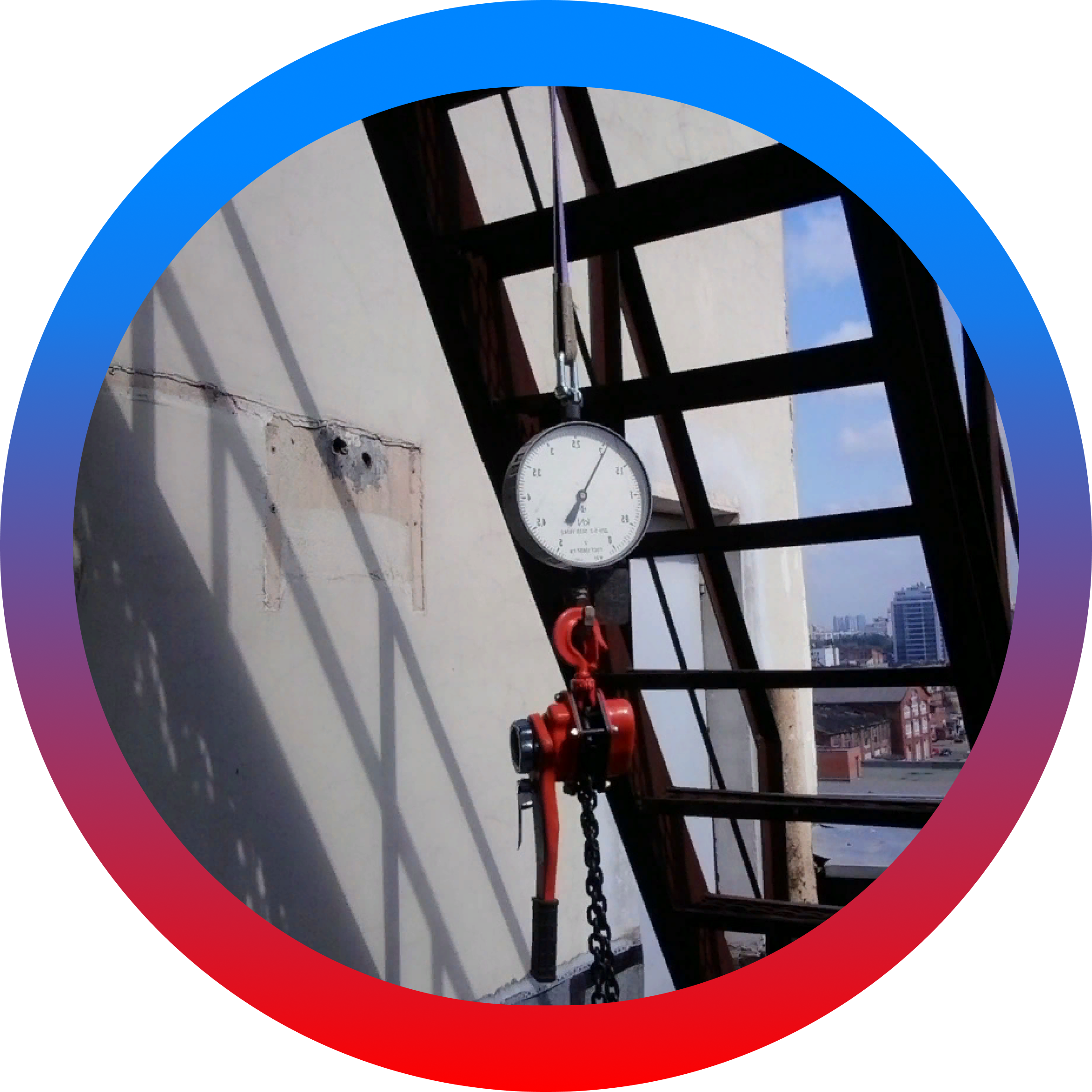 Испытание
пожарных
лестниц